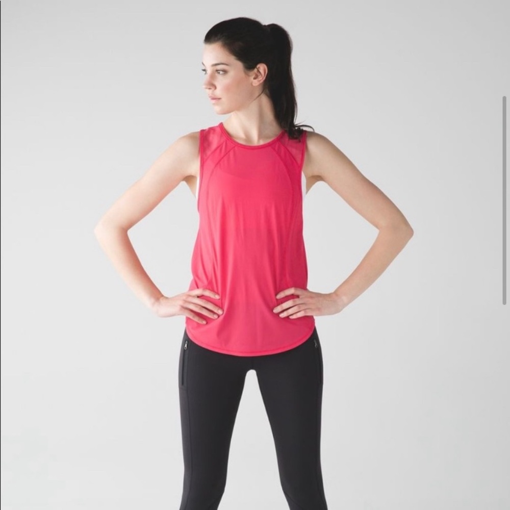 Lululemon Sculpt Tank Fushia